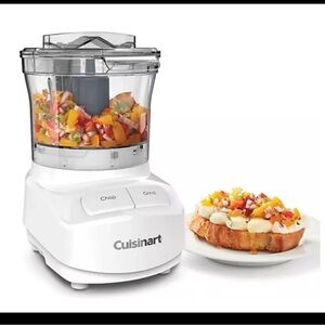 Cuisinart 3-Cup Mini Chopper - White with Clear Bowl